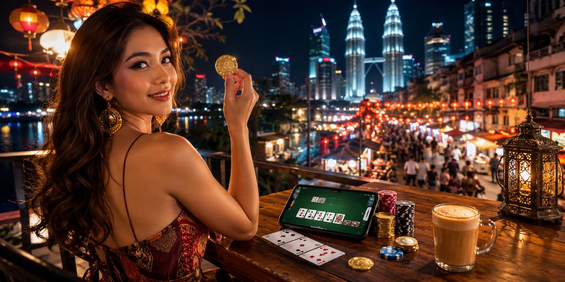 Keseronokan permainan kasino dan rummy dalam gaya tradisional di Kuala Lumpur