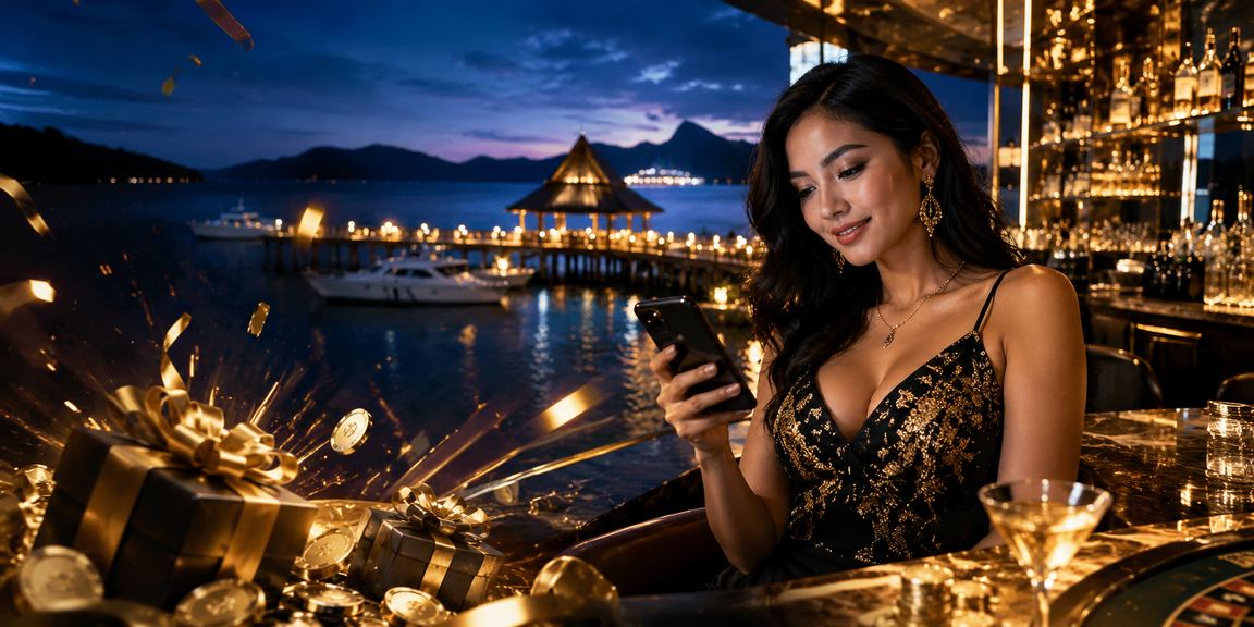 Pemain mengakses kasino mudah alih slot di Terengganu melalui peranti mudah alih ss14